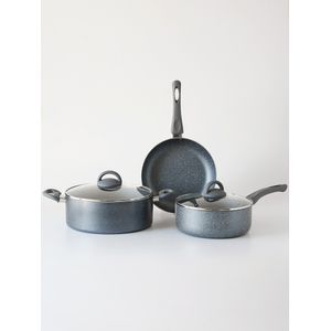 Batería de Cocina Jena 3 Piezas Antiadherente Apta Inducción