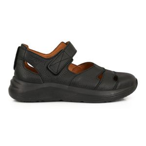 ZAPATILLA PHENIX NEGRA CUERO CONFORT MUJER CASUAL
