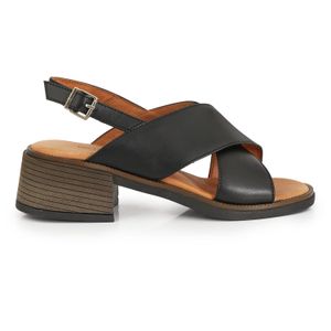 SANDALIA TAURA NEGRA CHINELAS MUJER CASUAL VESTIR