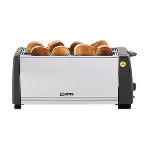 Tostadora 1400w Metal 4 Panes 6 Niveles - Vitta
