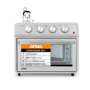 Horno Grill Atma Con Freidora Aire 23l 1800w Hgfa2323pi
