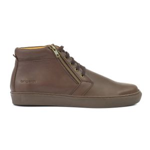 ZAPATILLA GAEL MARRON BOTAS CUERO URBANAS HOMBRE