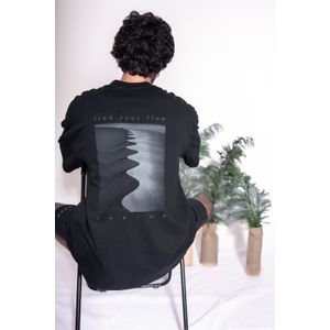 Remera Oversize Estampada Flow
