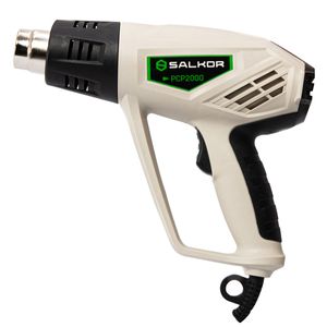 Pistola De Calor 2000W con Maletin Plastico 6 Accesorios