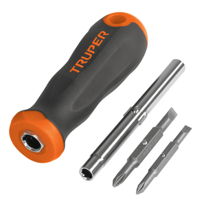 Destornillador 4en1 Truper con mango confort grip - 14200