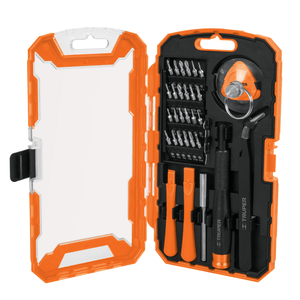 Juego Kit de 32 puntas Truper para electrónica con estuche - 17762