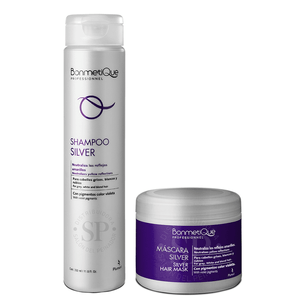 Kit Matizador Silver Shampoo + Mascara Bonmetique