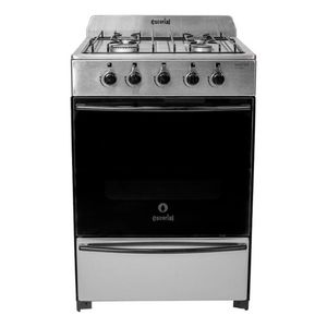 Cocina Escorial Master Classic Gas 4 Hornallas Acero Inox