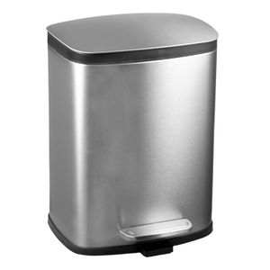 Cesto de basura 5 L de acero inoxidable