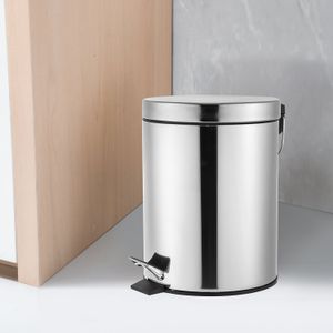 Pack de 2 cestos de basura a pedal 5 L de hierro