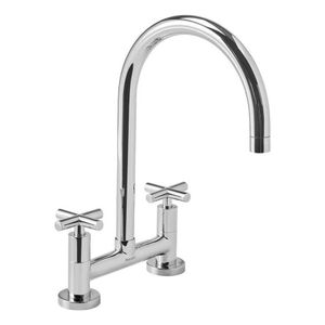 Grifo de cocina doble comando Peirano Valencia Cerámico