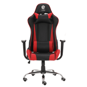 Silla Gamer Kanji KJ-321T-BR Negro y Rojo