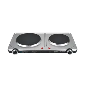 Anafe Eléctrico Doble Hornalla Blaupunkt BP-AE12900 Acero Inox