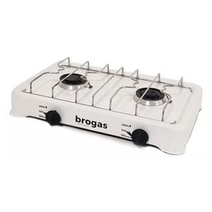 Anafe 2 Hornallas Termocupla  Gas Envasado  Brogas