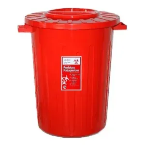 Tacho De Residuos 100 Lts C/tapa Plana  Colombraro