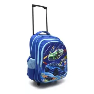 Mochila Carro Trendy Relieve 3d   Azul 16772  Cars