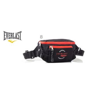 Riñonera Urbana Deportiva Everlast Negra y Roja