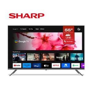 Smart TV UHD 55" Sharp Google TV 4T-C55FL6L