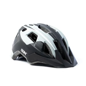 Casco de Bicicleta Mountain Bike SBK S302 Negro y Gris 58-62 cm