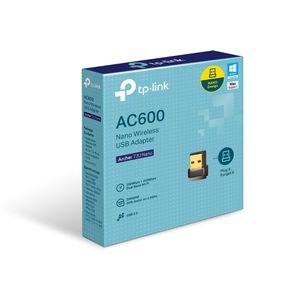 Adaptador Wi-Fi TP-Link Archer T2U Nano AC600 Dual Band USB 2.0
