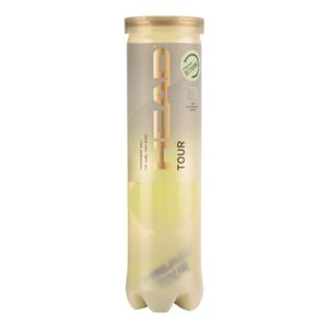 Tubo De Pelotas De Tenis Head Tour Atp Gold X 4 Unidades