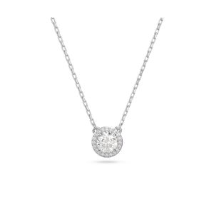 Colgante Swarovski Constella Talla redonda Pavé Blanco con Baño de rodio