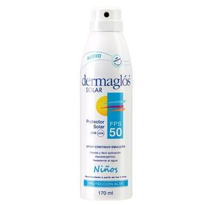 Dermaglos Solar Spray Continuo Emulsion Fps 50 Niños X 170ml