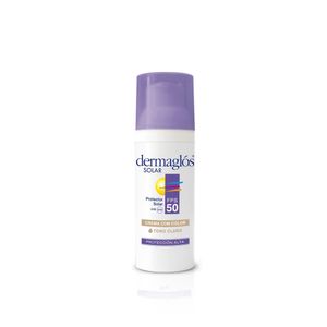 Protector Solar Dermaglós Fps 50 Fps 50 Con Color Claro 50g