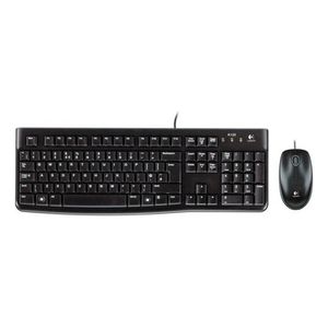 Kit Teclado Y Mouse Logitech Mk120 Español Negro