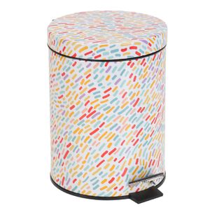 Cesto de basura a pedal 5 L de metal