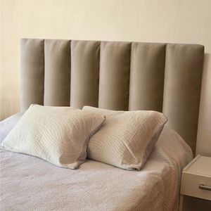 Respaldo de Cama 1 Plaza y media (100x120 cm) Modelo Canelón