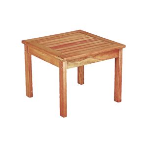 Mesa de exterior Madera Baja Ibera Cuadrada