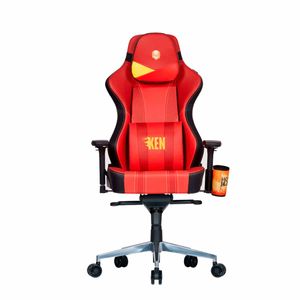 Silla Gamer Cooler Master Caliber X2 Capcom Ken Color Rojo