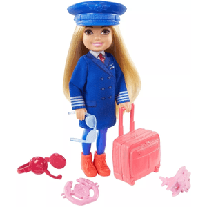 Barbie Chelsea Profesión Aviadora Con Avión 7447 Mattel