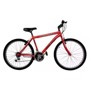 BICICLETA FIRE BIRD MTB 18 VELOCIDADES RODADO 24 COLOR ROJO