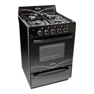 Cocina Florencia Flor 5517f 56cm Multigas Negra Lh
