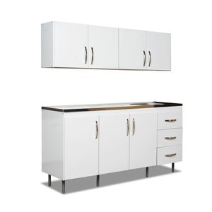 COMBO BAJOMESADA Y ALACENA ARCO 160 CM