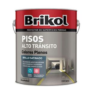 Pintura para Pisos Alto Transito Brikol 10 lt