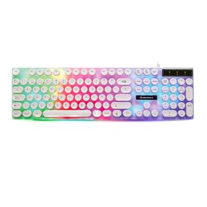 Teclado Gamer G21 Punk Keyboard White Makkax