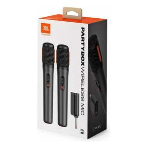 Micrófono Jbl Partybox Inalámbrico Recargable Color Negro