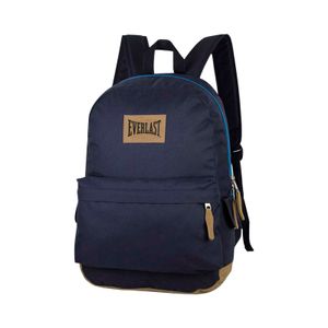 Mochila Everlast Original Acolchada Reforzada Base Gamuzada Color Azul