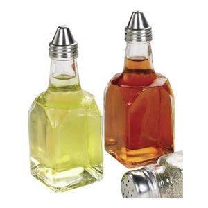 Aceitera Y Vinagrera En Vidrio - Set X 2 Unidades