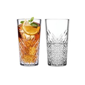 Set x 2 Vaso Vidrio Alto Templado 470 cc Tragos Pasabahce Timeless