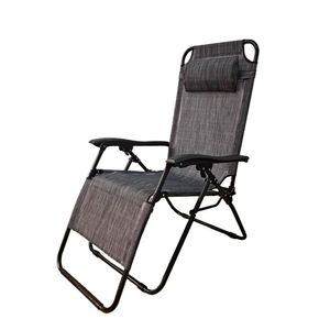 Reposera Garden Life Gravedad Cero Gris