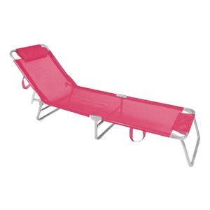 Reposera Cama Plegable Reclinable De Aluminio Botafogo