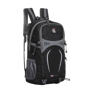 Mochila Alpine Skate Mochilero Camping Unisex Urbana Trekking 35Litros Negra con gris