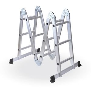 Escalera Articulada de Aluminio - 12 escalones