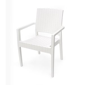 Silla de Exterior Milano con apoyabrazos Polipropileno