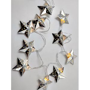 Guirnalda 10 Luces Estrellas Metal