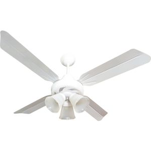 Ventilador De Techo C1519 Blanco 90 W Con Luz AUVENT